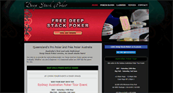 Desktop Screenshot of deepstackpoker.com.au